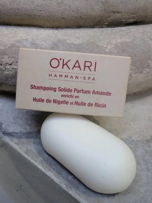 Shampoing solide Parfum amande douce – Cosmétique orientale O’kari